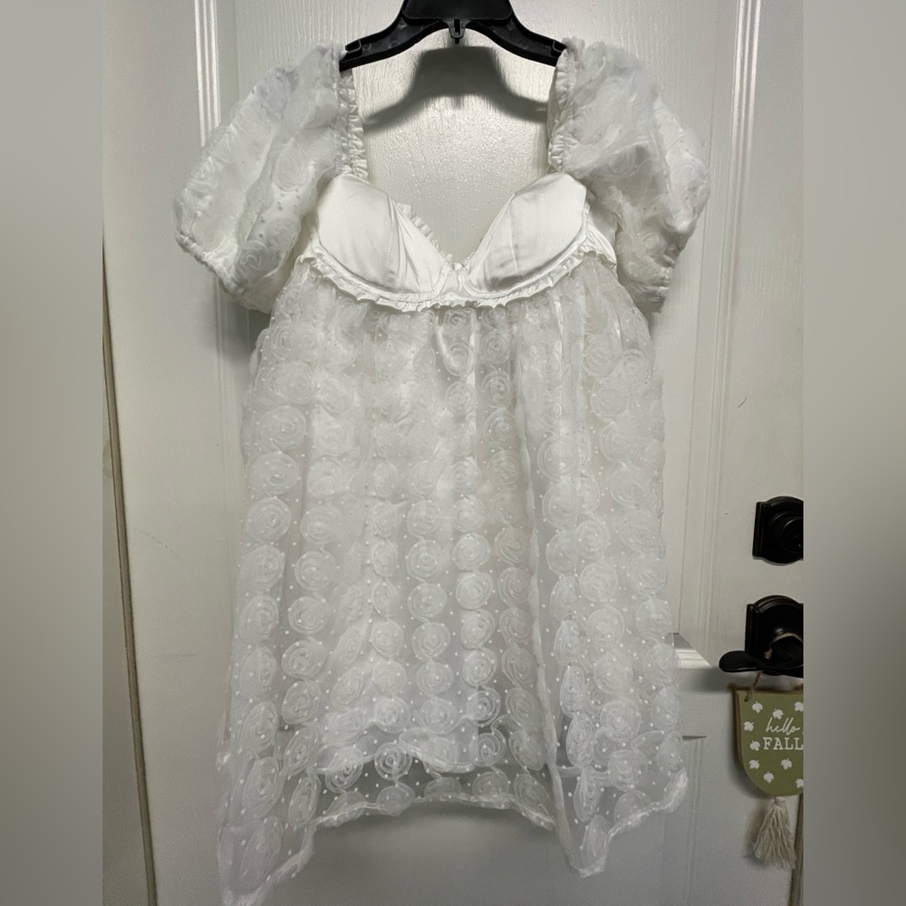 Altar'd State Ivory Lace Dress